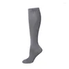 Sports Sports Knee Knee High Compression Sock Sport Sport Calcetines adultos Composivos Medias de Compension