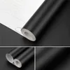 Wallpapers Matte Black Vinyl Self Adhesive Contact Paper Drawer Peel Stick Removable Decoration Modern Wallpaper Papel Pared 220927