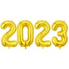 Feestdecoratie Digitale aluminiumfolieballon 2023 Ballondecoratie Indeling van ballonnen Nieuwjaar 32Inch4054424