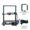 Impressoras 2022 Ideaformer Gigante 3D Kit de impressora Full Metal Alloy TMC2208 Slient placa -mãe Cama de vidro removível com 1,5 kg de filamento