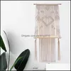 Tapestries Tapestries Uitstekende tapijtopslagplank Hartvorm Hoge duurzaamheid Hangende houten plant potmand Hangerhouder voor ho dhmne