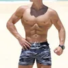 Heren shorts Men Casual camouflage zwembroek trekstring strandlijsten zwemkleding