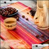 Mats PADS 30x45cm Style de la ferme Square Insation Table Cuisine Cuisine Placemat non glissée PAD MAIS