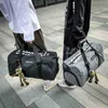 Fitness Çantası İş Gezisi Kısa Mesafe Seyahat Çantası Kadın Erkekler Bir Omuz Taşınabilir Ayakkabı Yüksek Kapasiteli Spor Bagajı 220628