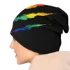 Beretten LGBT RIKT EN GHERDDED BONNET BANET BEANIE GEBRUIKT HAT MEN MEN Women GLBT Gay Lesbian Pride Winter Warm Skullies Beanies Cap voor Ski