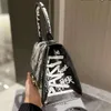 Kozmetik Çantaları Kılıfları Omuz Çantaları Tote Çanta Kadın Çapraz Vücut Çantası Omuz Çantaları Tote Moda Düz Hakiki Deri Graffiti Harf Baskısı En Kaliteli