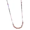 Kettingen 585 Purple Gold Ploated 14K Rose kleine kraal zachte ketting ketting voor vrouwen klassieke charme creatieve feestjuwelen hanger cadeau