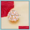 Pearl 100 ٪ Freshwater Pearl DIY Ball Loved Lockendant for Women Gettings 2 Styles Netles Jewelry Gift 6pcs/Lot Drop Delivery 2 dhejb
