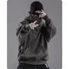 Sweats à capuche pour hommes Sweats Automne hiver Sweat à capuche col haut lâche confortable Vêtements pour hommes Harajuku Hiphop streetwear Sweat à capuche oversize en molleton 220928