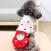 Köpek Kıyafet Karikatür Kökeni Kazak Küçük Köpekler İçin Kış Sıcak Giysileri Noel Kostümü Chihuahua Ceket Örgü Tığ işi Forma
