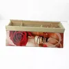 Christmas Gift Custom design single Red wine wooden gift Wrap boxes with sublimation panel Z11