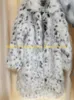 Cappotto invernale da donna in pelliccia sintetica da donna Cappotto casual da donna con stampa leopardata delle nevi Giacca da donna spessa calda di media lunghezza in peluche 220927