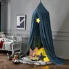 Babybed Crib Netting Hangende muggen Netto koepelbedden Luifel Mugmieten Netten Bedcover Gordijn Ronde Tent Kinderkamer Decor 20220928 E3