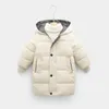 Down Coat 3-10Y Kids Children's Down Outerwear Winter Clothes Teen Boys Girls Cotton-Padded Parka Coats Thicken Warm Hooded Long Jackets 221007