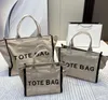 Totes handbag shopping bags women canvas letter designer bag with shoulder strap fashion diagonal bag