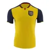 22 23 Coupe du Monde Equateur Maillot de Football Accueil Jaune IBARRA MENA PRECIADO Chemise Extérieur Bleu Football uniforme Équipe Nationale