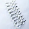 Chandelier Crystal 100pcs 72x14mm Clear Glass Icicle Prisms Drop Parts Lamp Pendant With Octagon Bead For Wedding Decoration