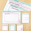 Notas 50Sheets Kawaii Papelaria Daily Weekly Planner Agenda Escolar Diário Memorando A4 A5hand Rasgar Office Office Shows Supplies 220927