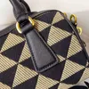 Bolsa de travesseiro de couro bordado de luxo original Bolsas de ombro e bolsa diagonal de marca de designer de alta qualidade simples e versáteis