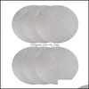 Mats Pads 6Pcs Restaurant Round Environmental Pvc Placemat Nordic Anti-Scalding Table Mat Steak Plate Place Drop Delivery 2021 Home Dhhrc