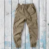 Men's Pants Flap Pockets Good Multi Elastic Waist Summer Cargo Thin Trousers Breathable Daily Clothes