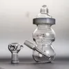 Butelka dla niemowląt mini szklane bongs rączka fajka wodna rura wodna z kopułą i paznokciami 14 mm stawu
