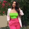 Bustiers Corsets Summer Женские короткие топы женщины с твердым цветом бесшовного трубки верхней части бретелек из бюстгальтера Bustier Bra