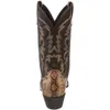 Bottes hommes talons hauts printemps et automne brodé serpent imprimé Western Cowboy bout pointu mâle chevalier chaussures 220926