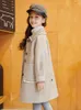 Покройте каждый Kid Coats Толстый повседневная одежда для девочек -куртки Дети Длинные пальто мода зимняя одежда для девочек 220927