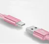 Geflochtene Micro-USB-Handykabel Typ C 1M 2M 3M Hochgeschwindigkeits-Schnellladegerät-Synchronisierungsdatenkabel für Samsung Android LG4567265