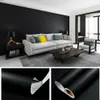 Wallpapers Matte Black Vinyl Self Adhesive Contact Paper Drawer Peel Stick Removable Decoration Modern Wallpaper Papel Pared 220927