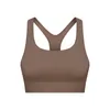 L-148 Clasp High Support Sports Bra Yoga Tank Tops Breathable Gym Underwear with Removable Cups Training Vest Quick Dry Fitness Bras