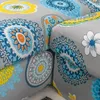 Campa a cadeira Mandala Flores Grandes Afrento de braço Slipcovers Bohemian Sofá Toalha seccional elástica para o escritório da sala de estar 1 2 3 4 Seat