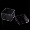 Gift Wrap 24Pcs Upscale Gift Wrap Case Clear Acrylic Square Cube Candy Box Treat Food Boxes Container For Wedding Baby Show Dayupshop Dhifo