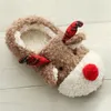 Slipper Woman Boots Home Slippers Girls Sapatos Furry Shoes Cute Deer de Natal Presentes Aquecedores de Inverno Para Crianças 220928