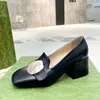 Chaussures habillées de créateur de mode printemps automne métal décoratif talons hauts professionnel beau travail confortable chaussures pour femmes