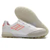 Chaussures de football pour hommes COPA TEAM 20 TF TR Crampons Chaussures de football pour gazon intérieur Entraînement en cuir Scarpe Da Calcio