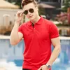 Polos pour hommes hommes 2022 été coton intelligent décontracté polo marque mâle à manches courtes mince couleur unie broderie grande taille