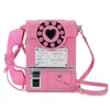 Вечерние сумки творческий телефон в форме кроссба для женщин смешное телефонное плечо милое новинка девочки прекрасные маленькие кошельки 2022