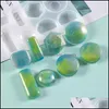 Molds Geometry Pendant Resin Mold Round Square Rec Diamond Necklace Sile Molds Diy Handmade Jewelry Keychain Casting Mod Drop Deliver Dh2Db