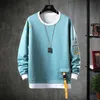 Solid Color Sweatshirt Men Harajuku Hoodies Autumn Spring Hoody Casual Hoodie Cotton Sweatshirts Men Streetwear Clothes 210730