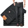 Mens Jeans Shan Bao Spring and Summer Brand monterade rak lättvikt Classic Business Casual High midja tunn sträcka 220928