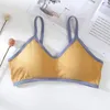 Bustiers Corsets Été Filles Beauté Dos Anti Vidé Soutien-Gorge Camisole Coton Sous-Vêtements-Style Jante Push-up