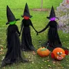 Feestdecoratie 13 stks heksen halloween decor set oplichten schreeuwende heks hoofd eng buiten tuin horror spook griezelig skelet rekwisieten 220927