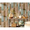 Wallpapers Waterproof PVC Self Adhesive Vinyl Wood Mura Wallpaper Roll For Living Room Kitchen Kids Bedroom Walls 220927