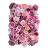 Decorative Flowers Autumn Color Artificial Flower Wall Panel 40 60 Rose Hydrangea Wedding Backdrop Decor Party El Christmas Carpet