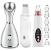 Nano Ionic Deep Cleaning Facial Steamer Face Sprayer Ultrasonic Skin Scrubber Pore Cleaner Blackhead Removal Clean 220516