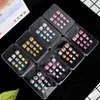 False Nails Litter Girl Princess 12PCS/Kit Full Cover Colorful ABS Fake Self-adhesive Nail Polish Cute Manicure Decor TD109