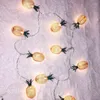 Strings ananas LED -touwtjeslichten 1m 1,5 m 2m 3m vakantieverlichting voor kerst trouwfeest huizen tuin binnensoor buiten decoratie