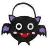 Cartoon Halloween Candy Bag Kinderen dragen pompoen koekjes Sugar Bag Kindergarten Handgemaakt DIY Materiaal Portable Gift Basket RRE14580